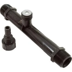 Mazzei - Venturi Ozone Injector 978 Red, 1in MPT X 1/2in Ozone Hose -Aqua Bliss Supply 2in Ozone Hose 5