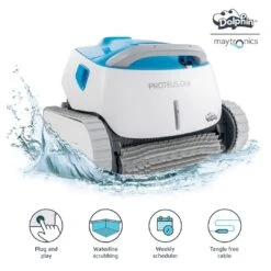 Front Page -Aqua Bliss Supply Proteus DX4 Robotic Pool Cleaner with PowerStream Technology 1