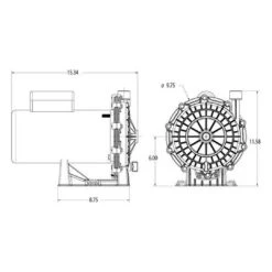 Waterway - Universal Replacement Pressure Side Pool Cleaner Booster Pump -Aqua Bliss Supply Universal Replacement Pressure Side Pool Cleaner Booster Pump 4