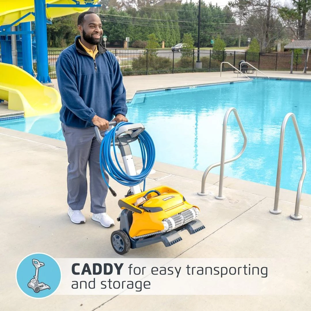 Dolphin - Wave 60 Commercial Robotic Pool Cleaner With Caddy 3 Dolphin - Wave 60 Commercial Robotic Pool Cleaner With Caddy - Image 3